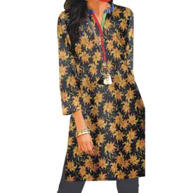 1PC- Unstitched Printed Khaddar Shirt PW8334