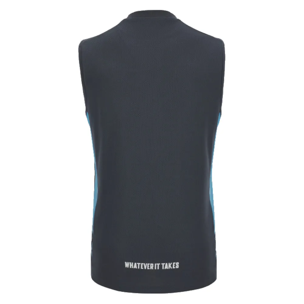 2023-2024 Glasgow Warriors Rugby Sleeveless Vest (Grey)