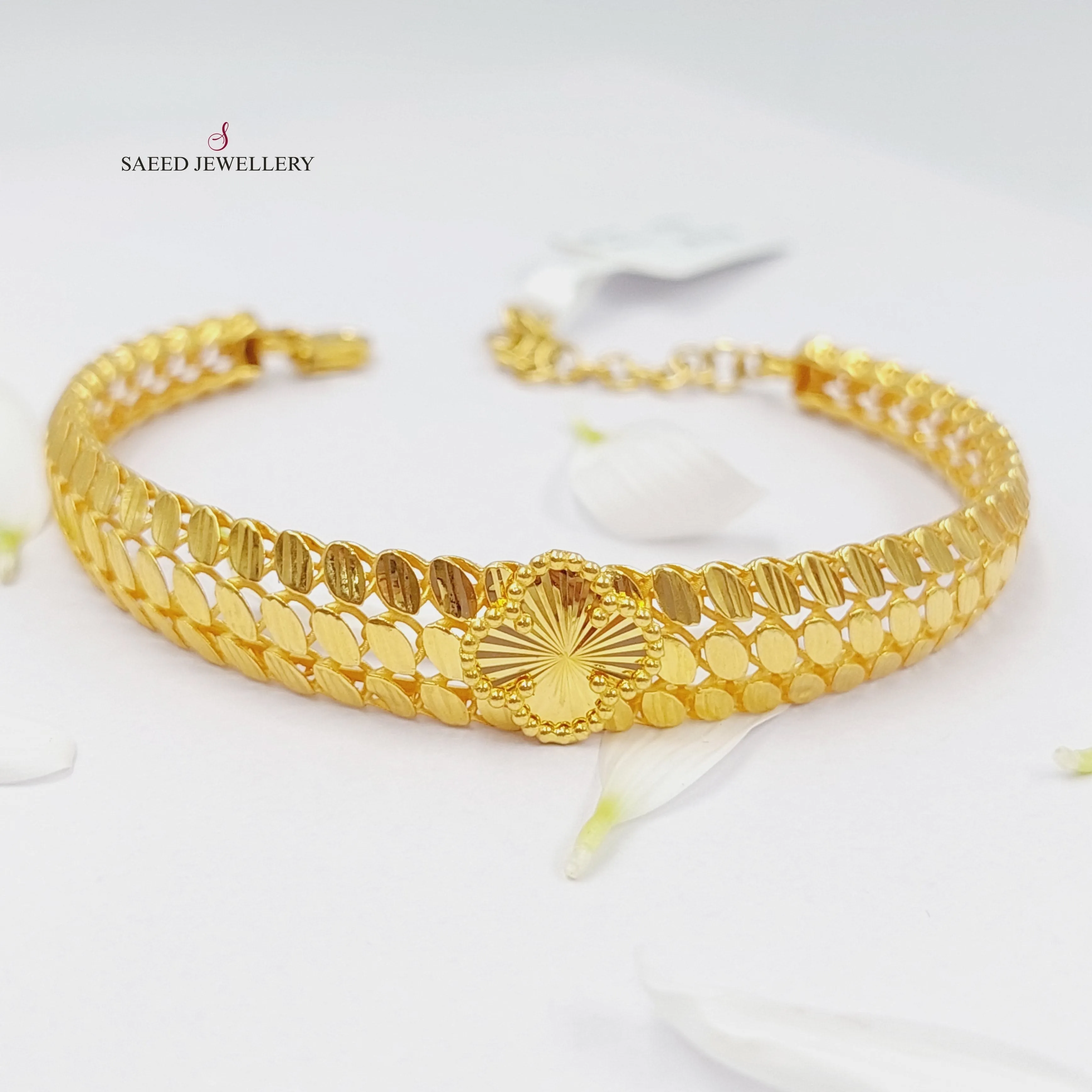 21K Clover Bracelet