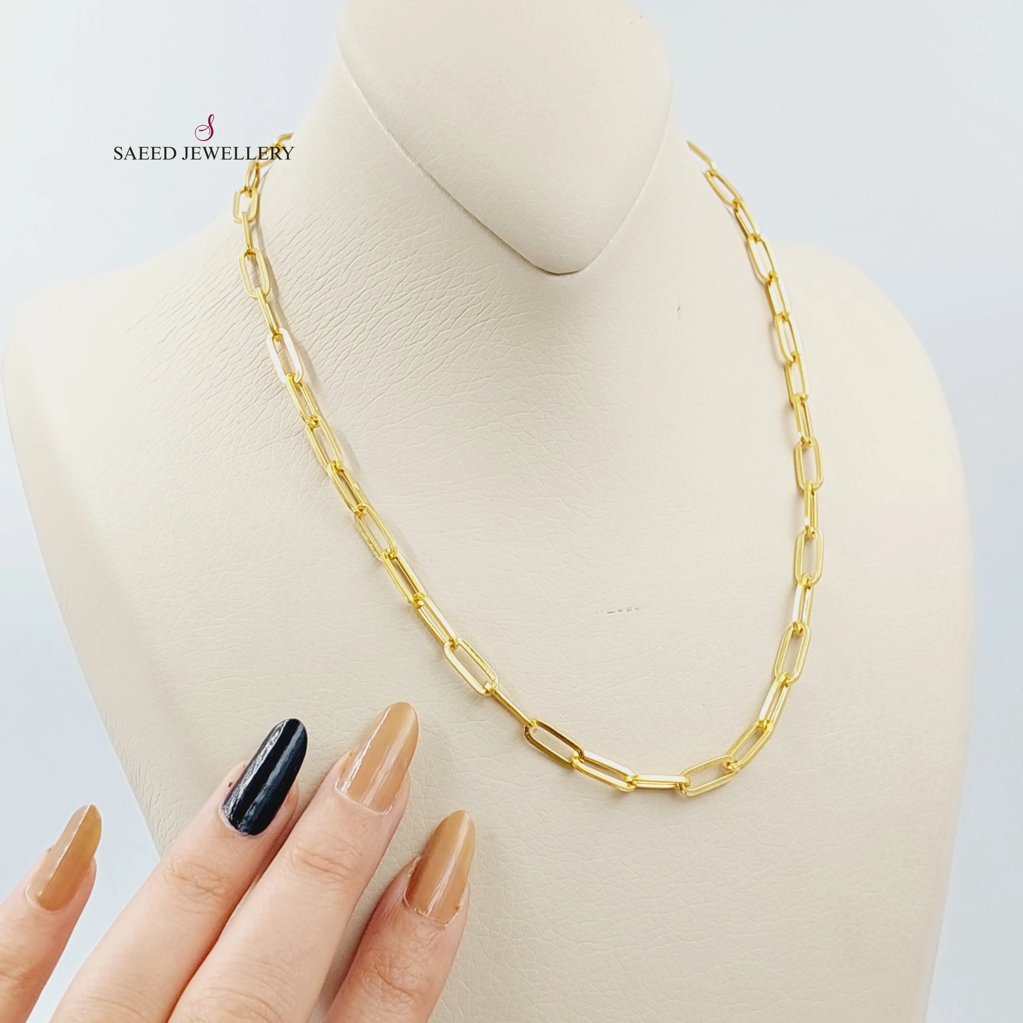 45cm Paperclip Necklace Chain