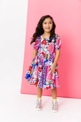 Abstract Heart Dress