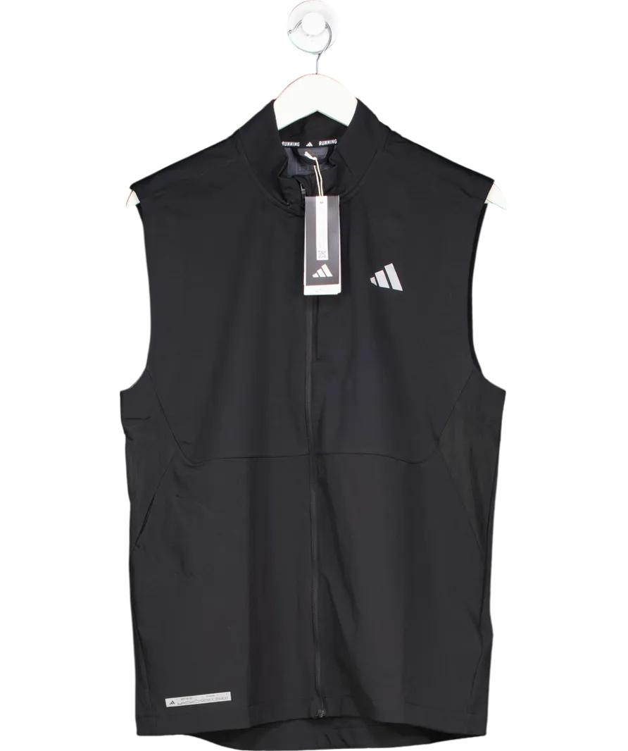 adidas Black Ultimate Running Vest UK M