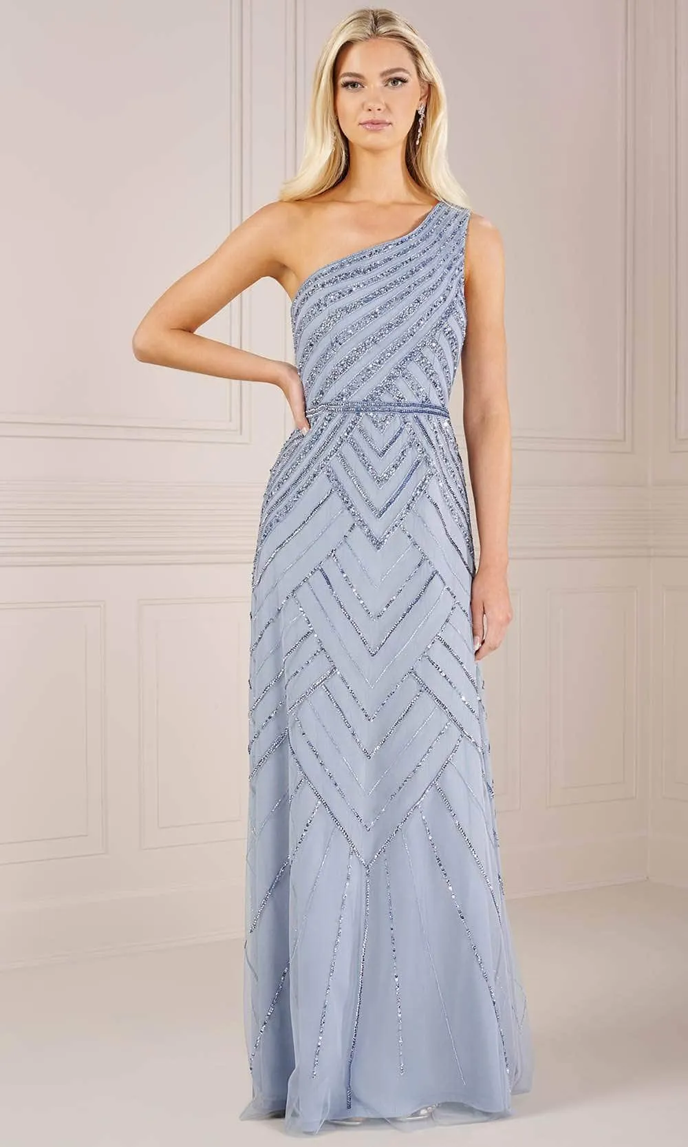 Adrianna Papell Platinum 40432 - Sequin Prom Dress