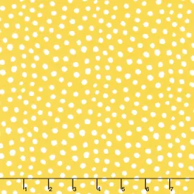 Advice from a Sunflower - Dots Patterns Yellow Yardage