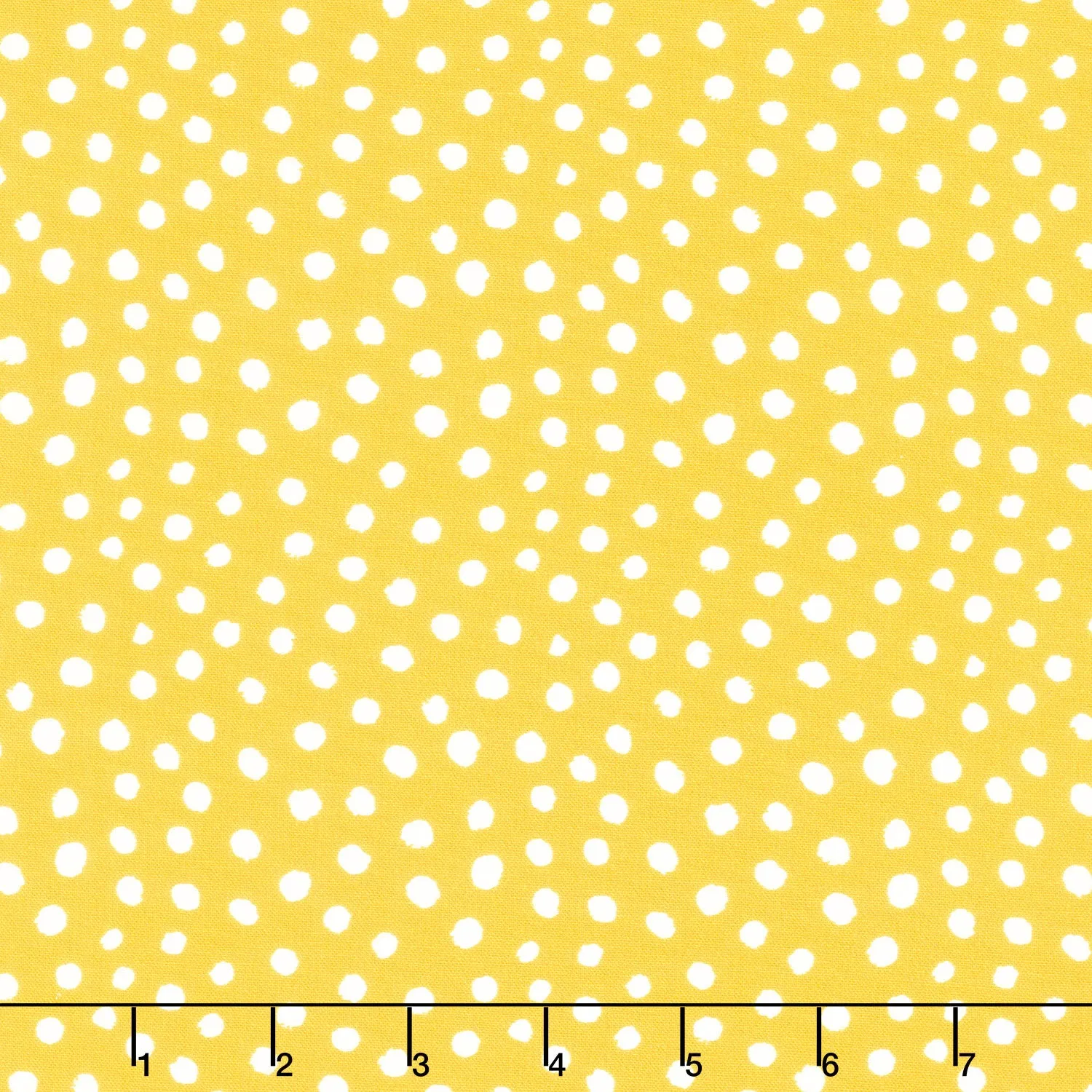 Advice from a Sunflower - Dots Patterns Yellow Yardage