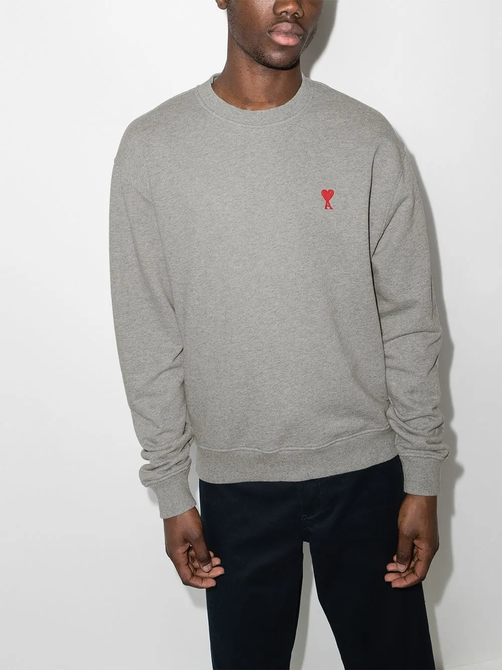 AMI Paris Ami De Coeur Cotton Sweatshirt