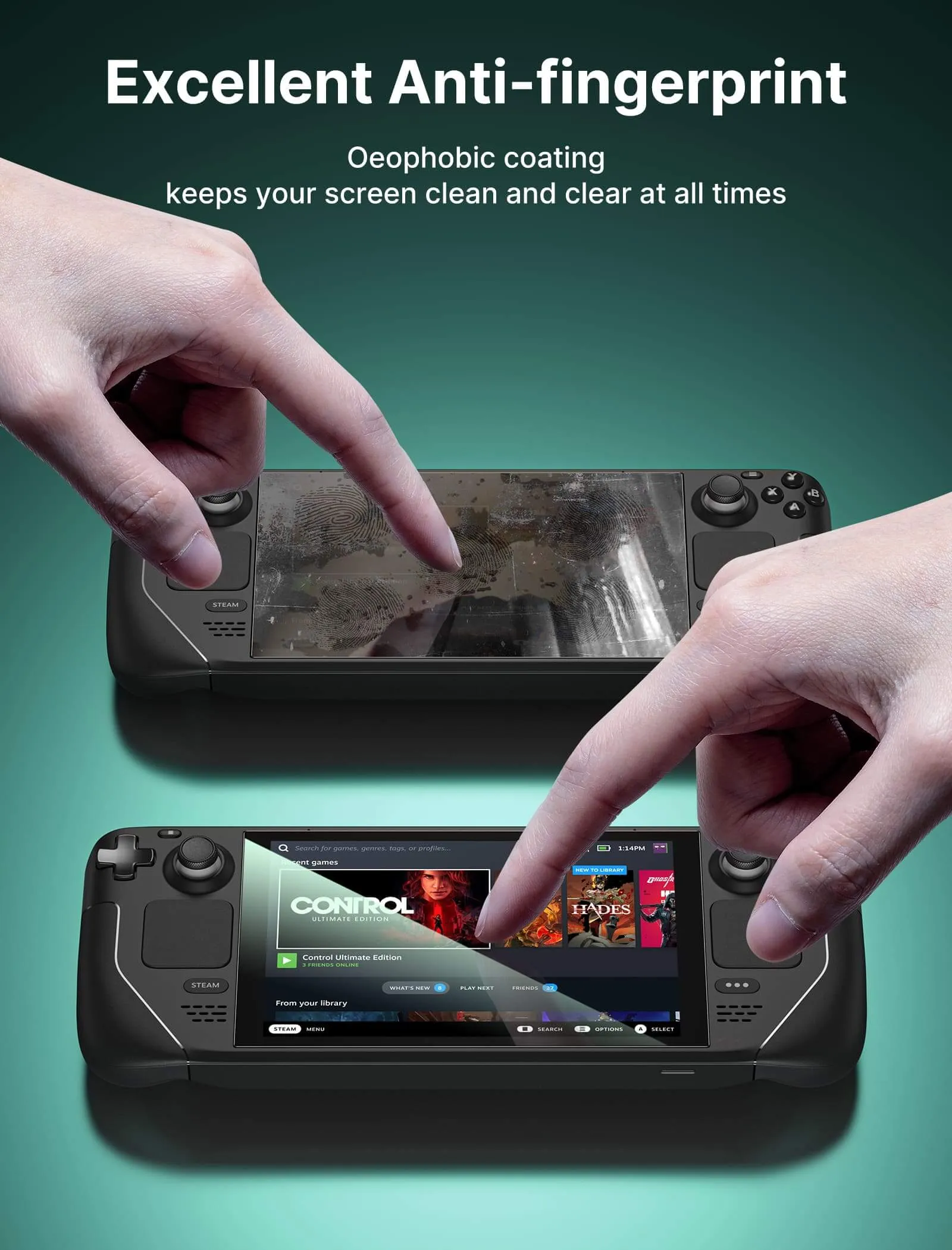 Anti-Blue Light Screen Protector for Steam Deck/OLED