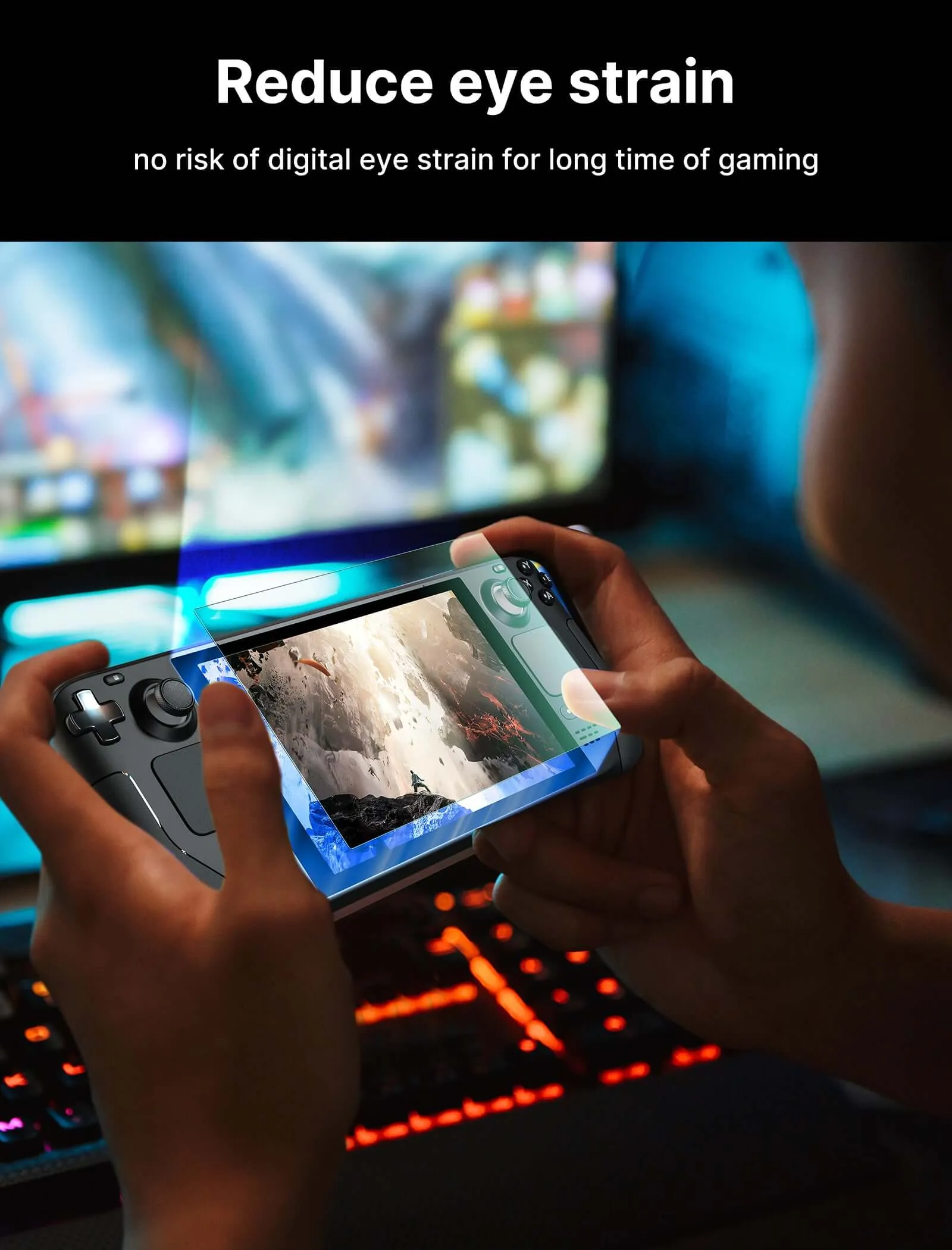 Anti-Blue Light Screen Protector for Steam Deck/OLED