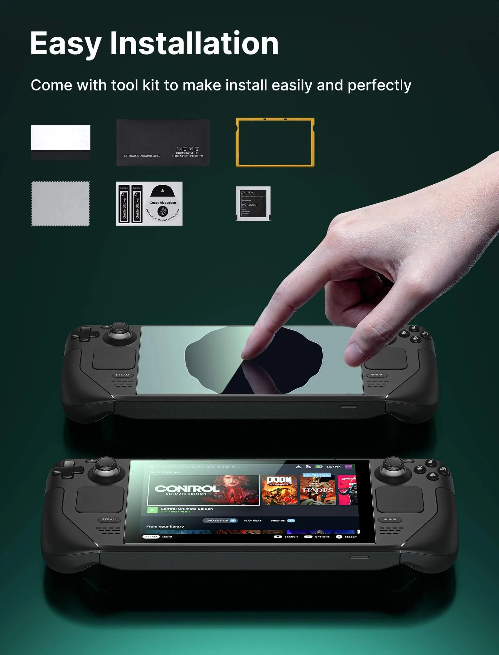 Anti-Blue Light Screen Protector for Steam Deck/OLED