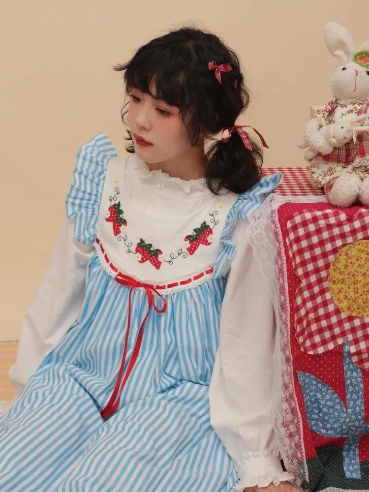 Antique Girl Blue Sundress【s0000003126】