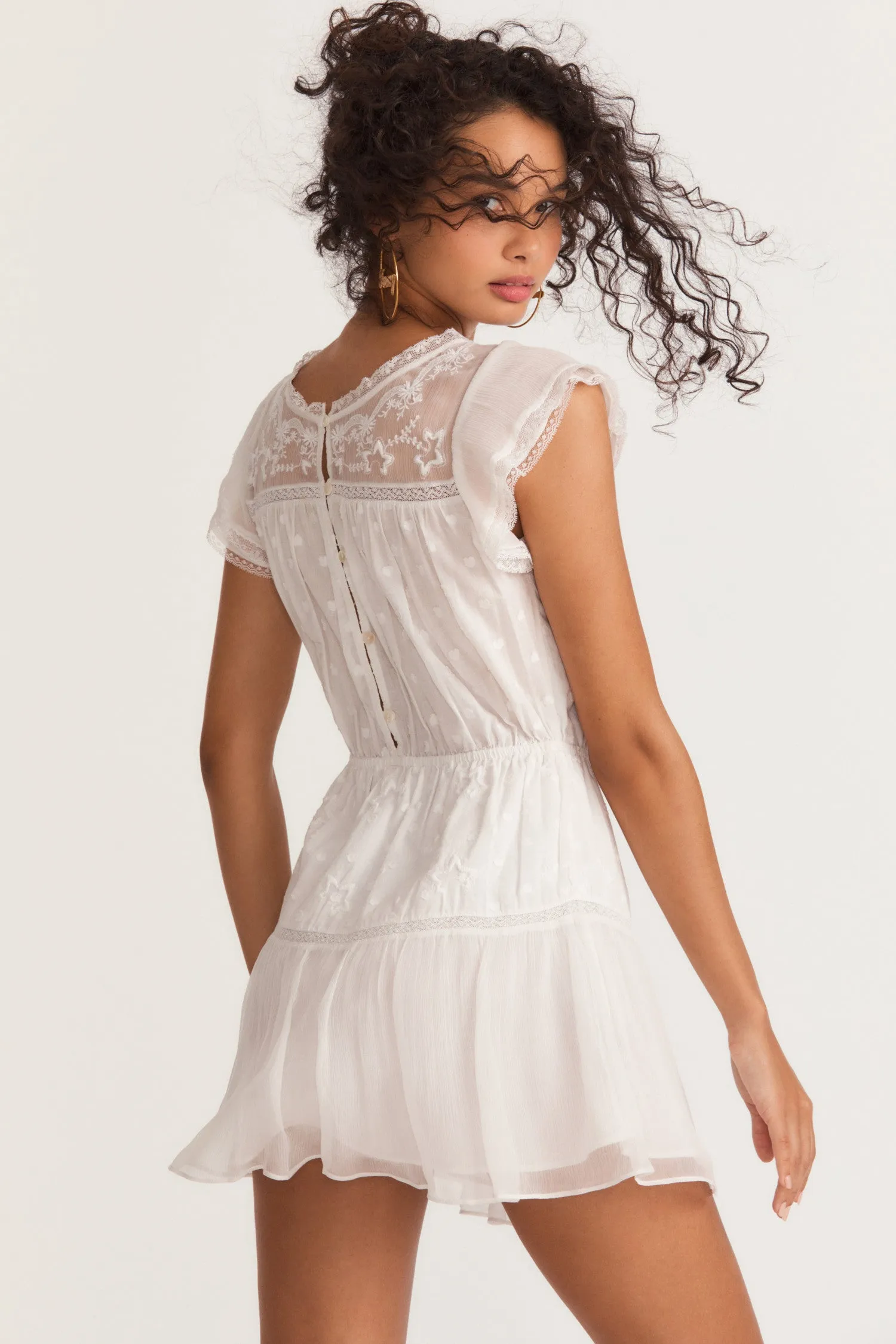 Barnes Dress White