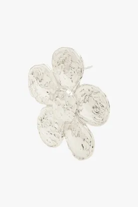 Big Flower Earring Silver