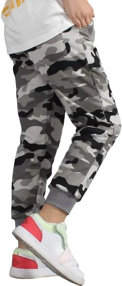 BINPAW Boy's Cotton Sweatpants, Age 4T-16 Years