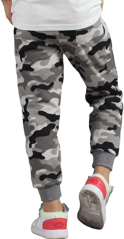 BINPAW Boy's Cotton Sweatpants, Age 4T-16 Years
