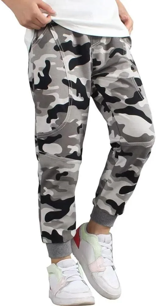 BINPAW Boy's Cotton Sweatpants, Age 4T-16 Years