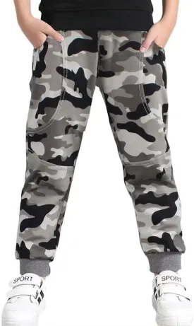 BINPAW Boy's Cotton Sweatpants, Age 4T-16 Years