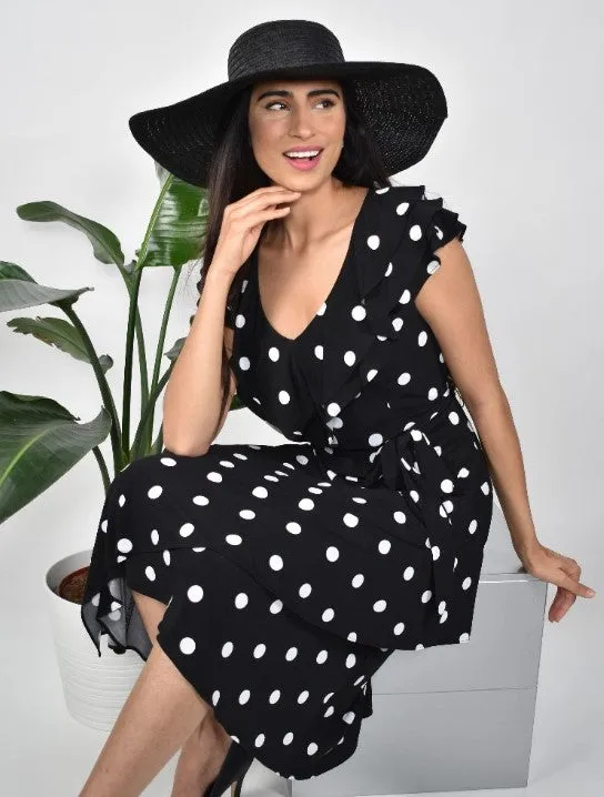 Black/White Knit Dress