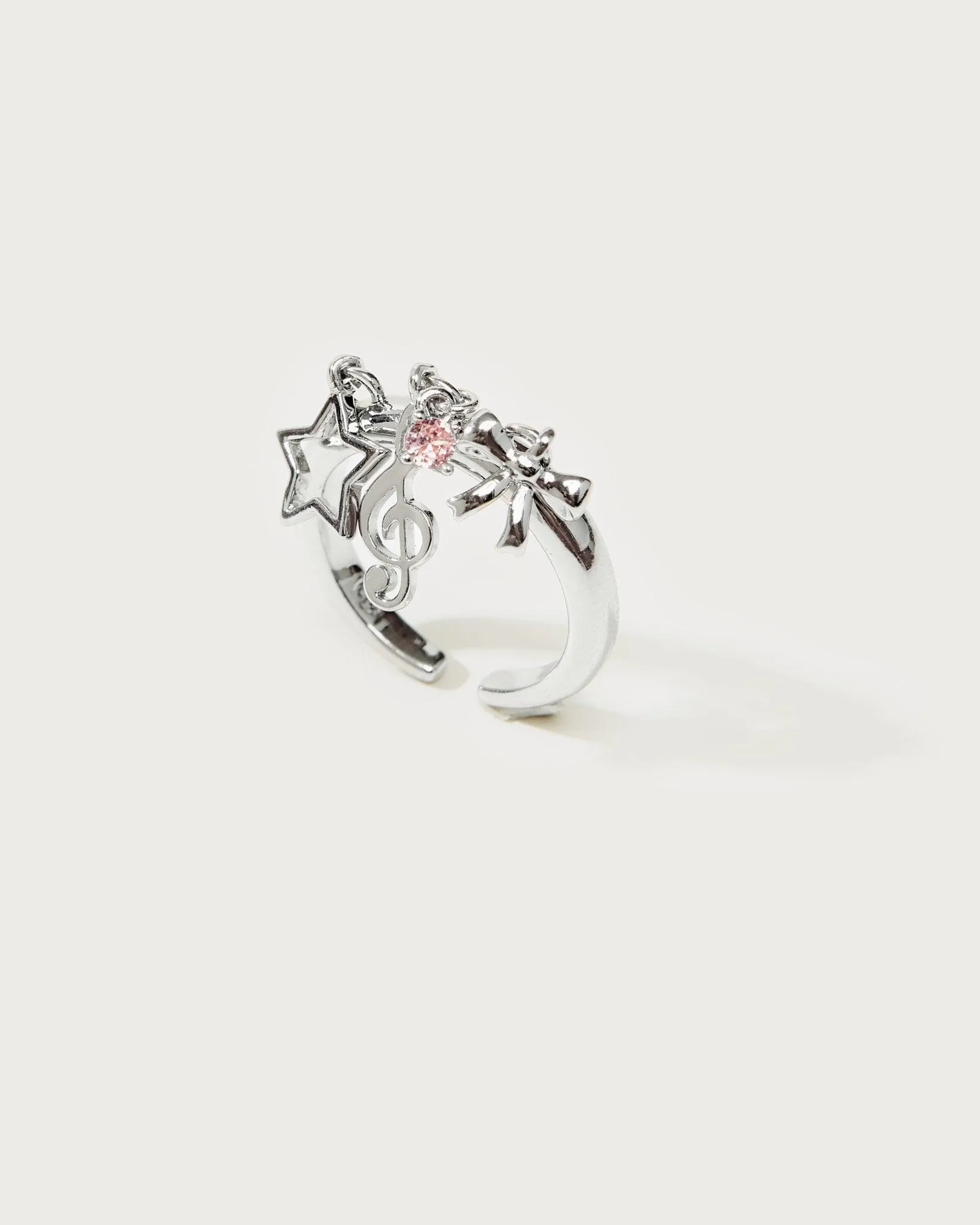 Bling Bling Melody Charm Ring