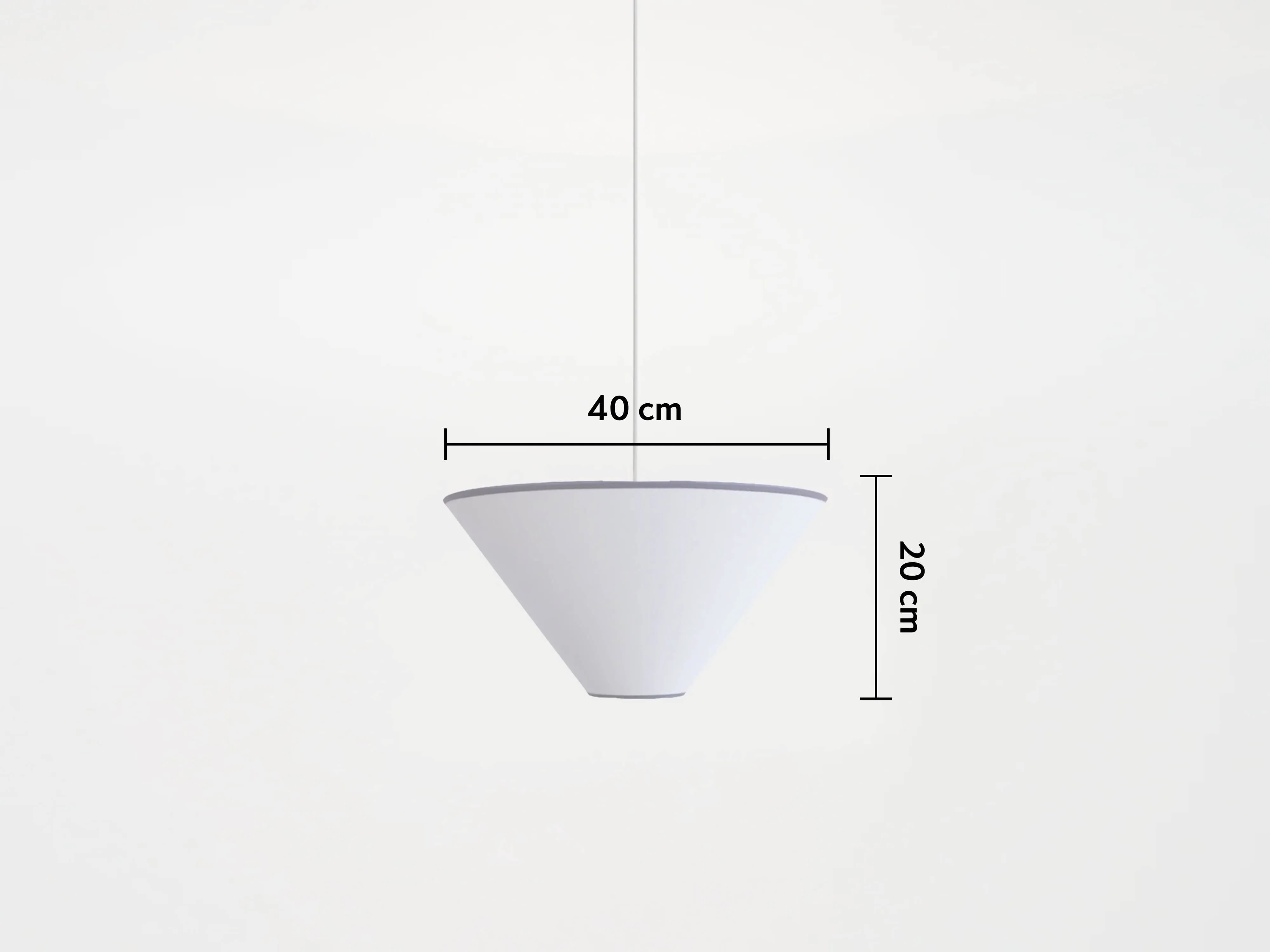 Blue cone light shade