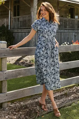Cali Shirtdress Cosmos Bloom