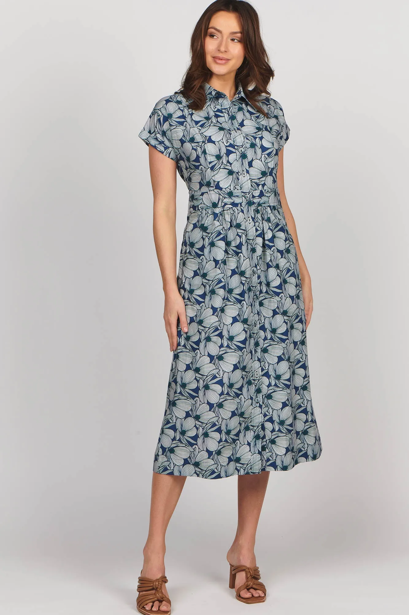 Cali Shirtdress Cosmos Bloom