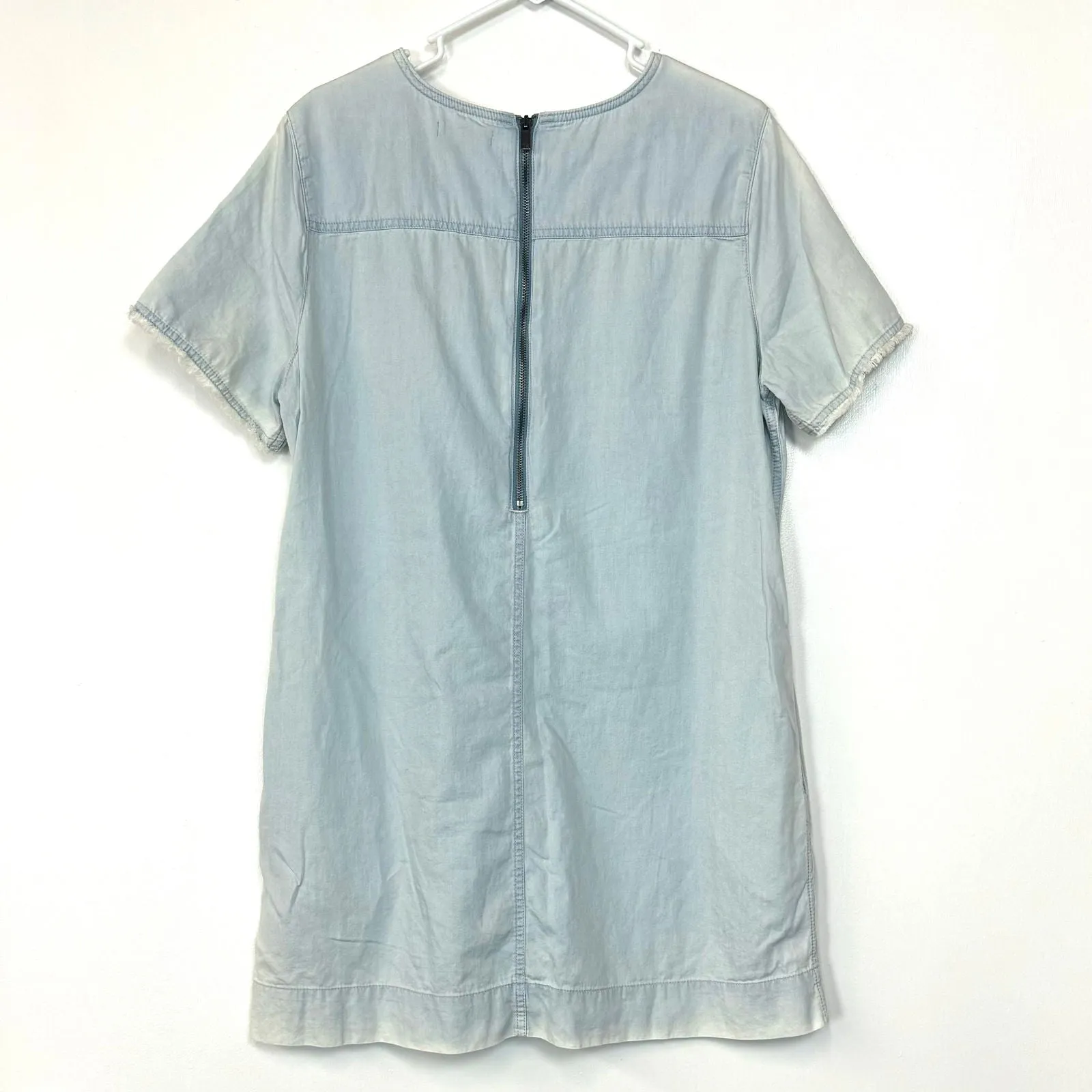 Calvin Klein Jeans | Womens Light Wash Denim Mini-Dress | Color: Blue | Size: XL | Pre-Owned