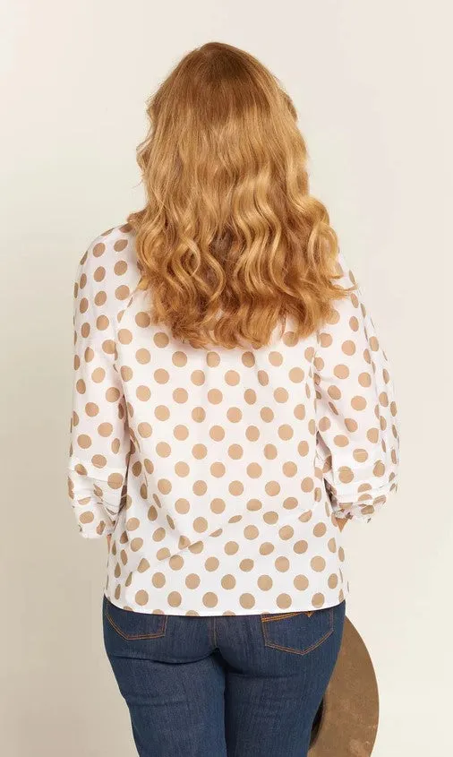Camel Spotted shirt