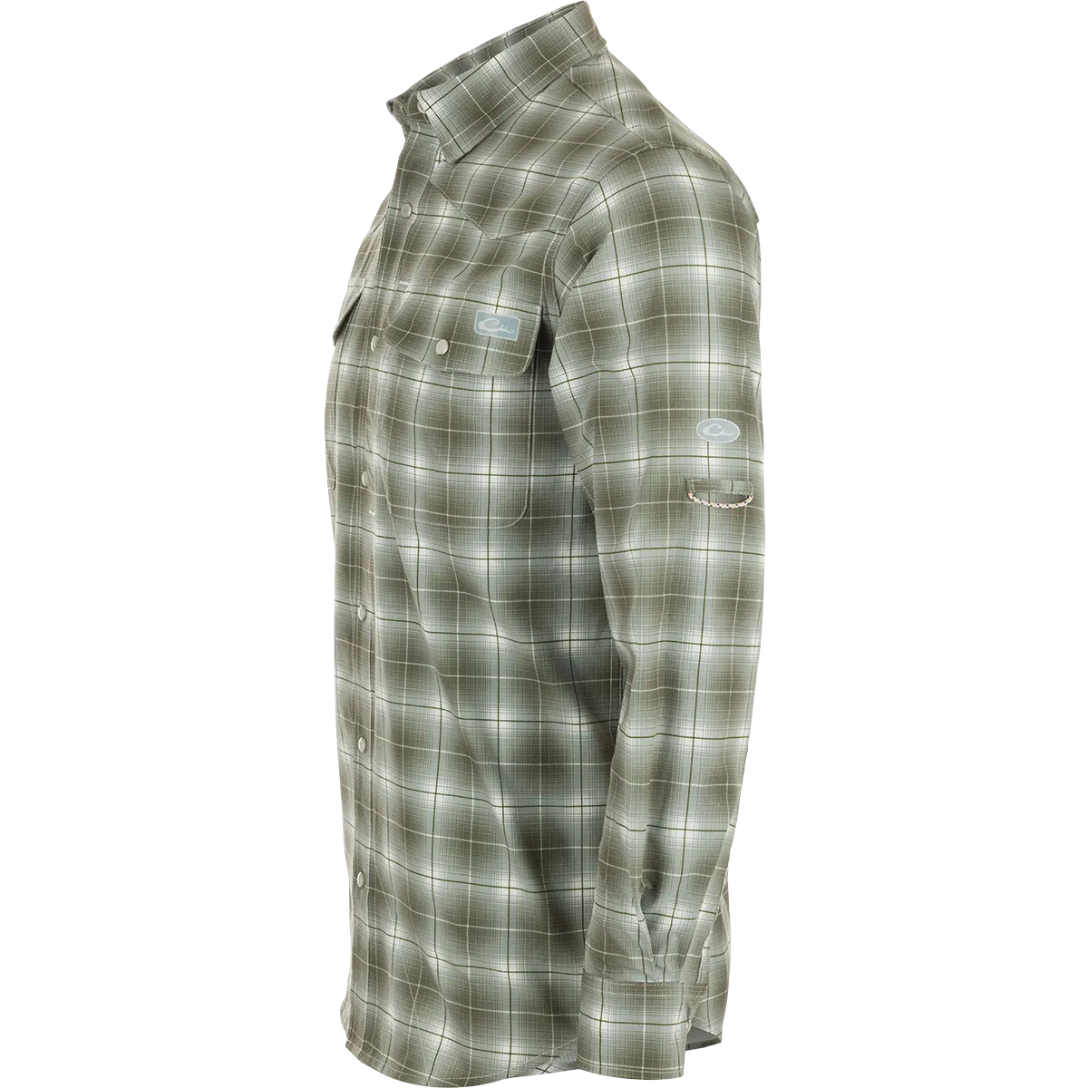 Cinco Ranch Western Fall Plaid Button-Down Long Sleeve Shirt