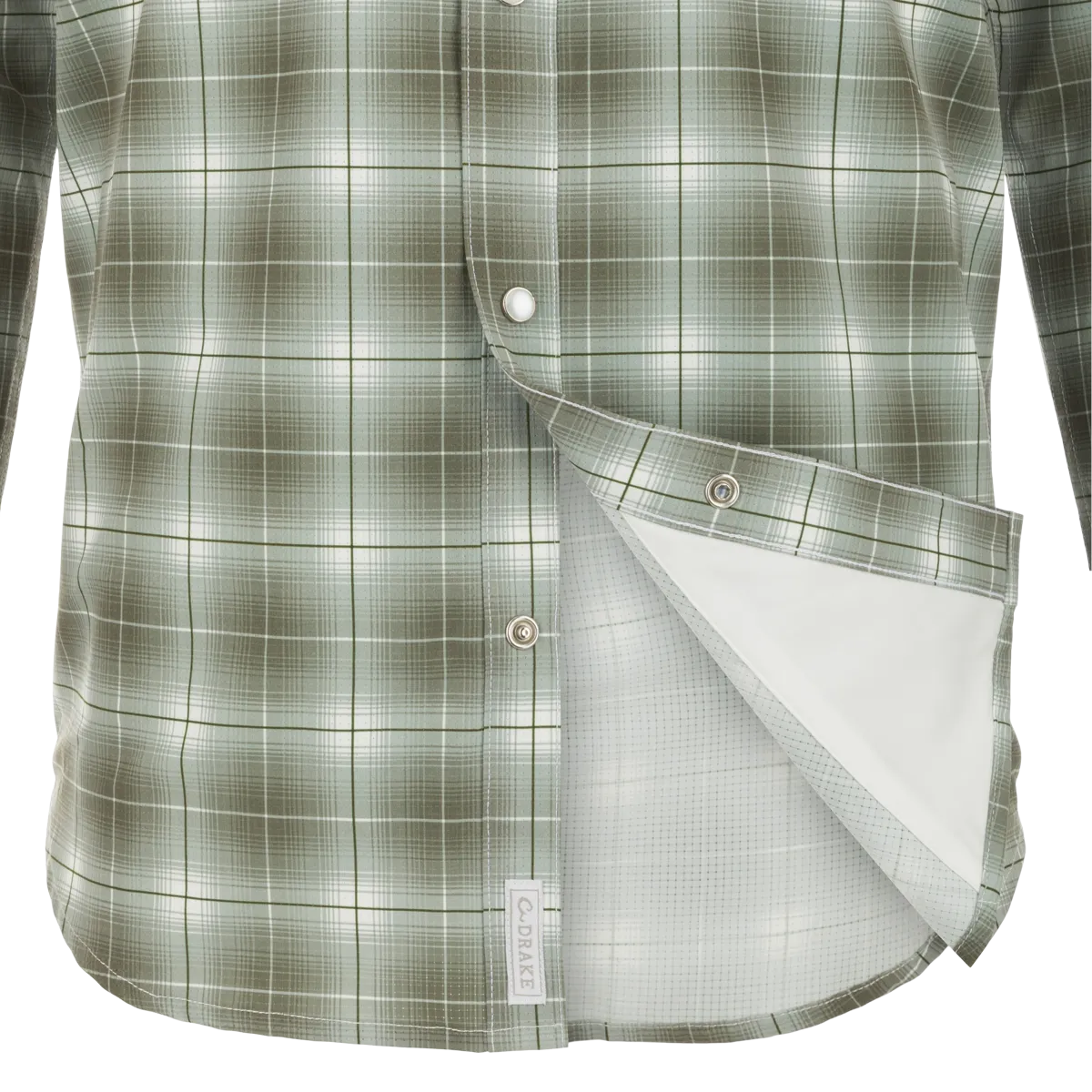 Cinco Ranch Western Fall Plaid Button-Down Long Sleeve Shirt