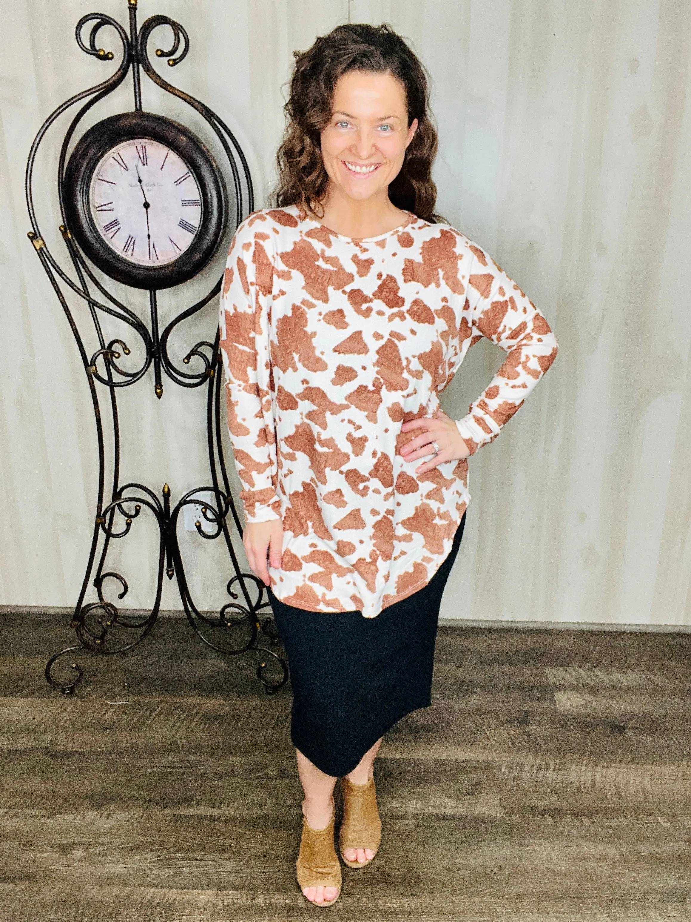 Cow Print Styles Top