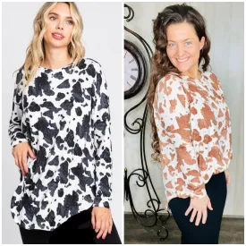 Cow Print Styles Top