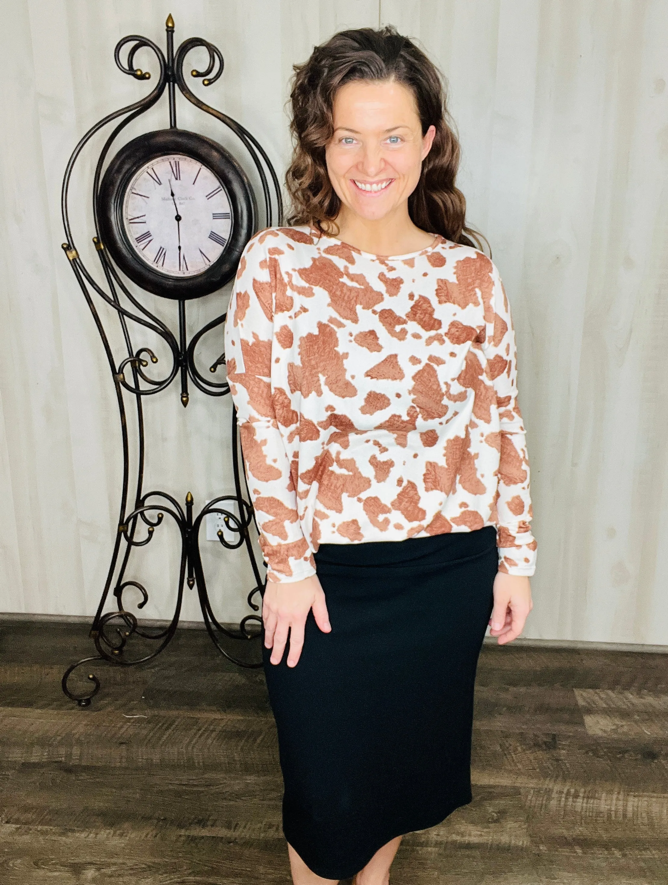 Cow Print Styles Top