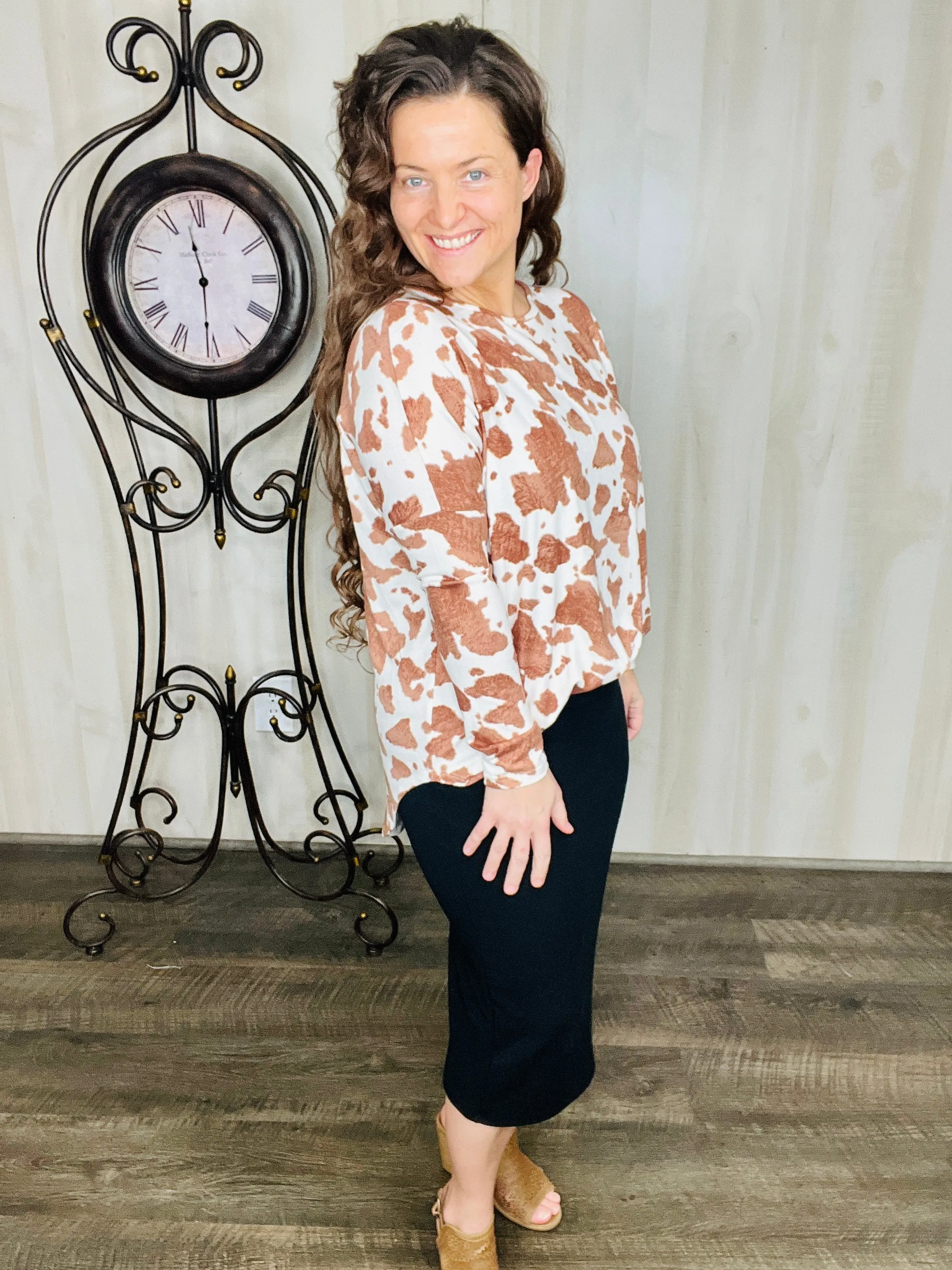 Cow Print Styles Top