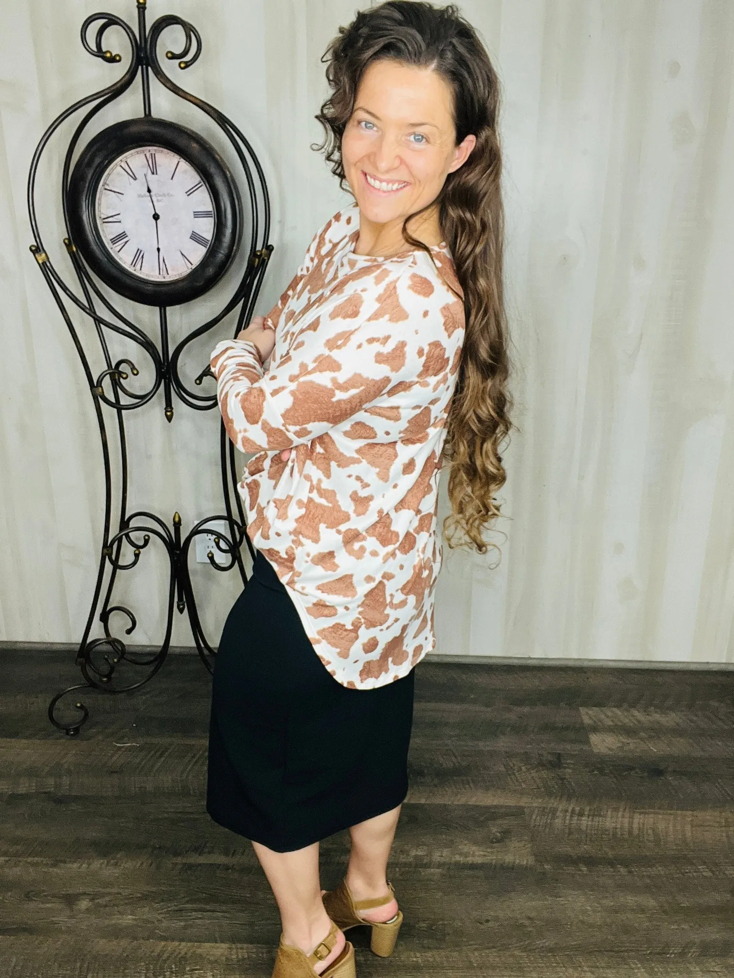 Cow Print Styles Top
