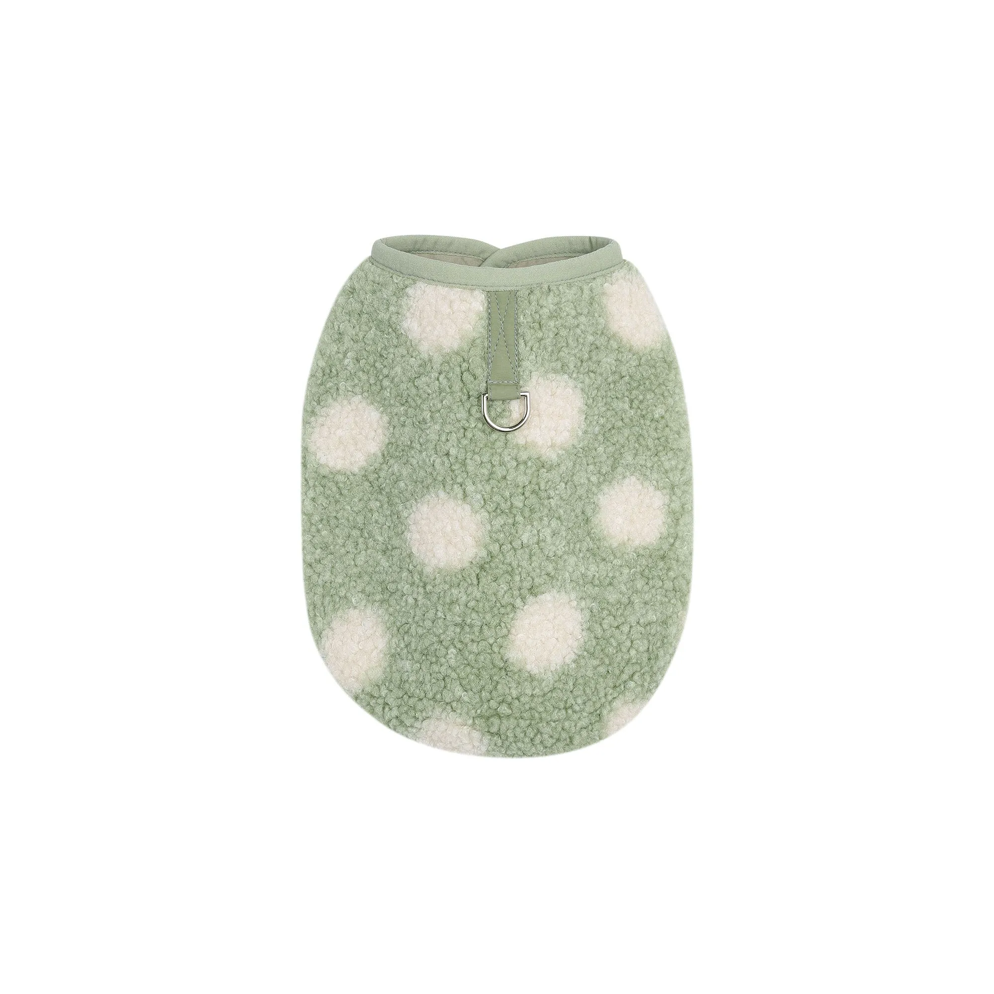 Cozy n Snug Sherpa Dot Vest - Mint