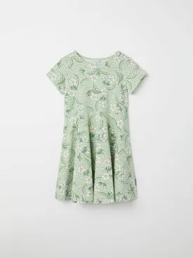 Daisy Print Kids Dress