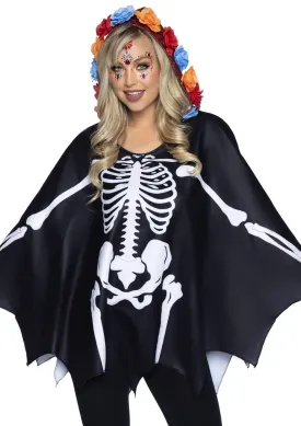 Day of the Dead Costume Poncho