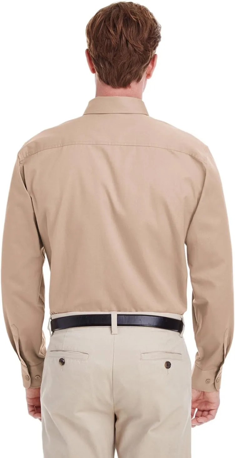 Foundation 100% Cotton Long-Sleeve Twill Shirt with Teflon (M581)