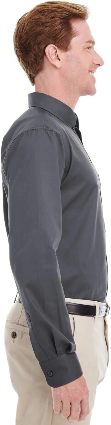 Foundation 100% Cotton Long-Sleeve Twill Shirt with Teflon (M581)