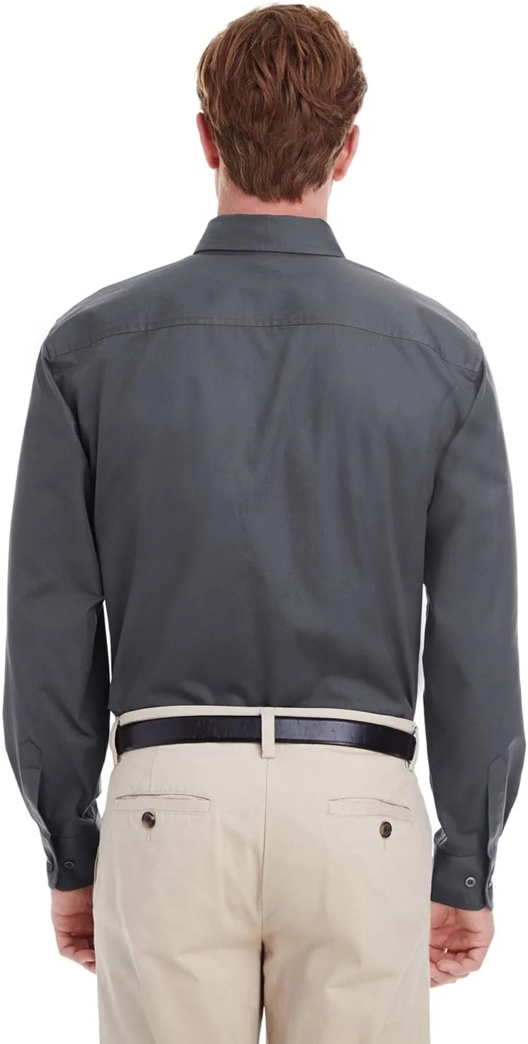 Foundation 100% Cotton Long-Sleeve Twill Shirt with Teflon (M581)