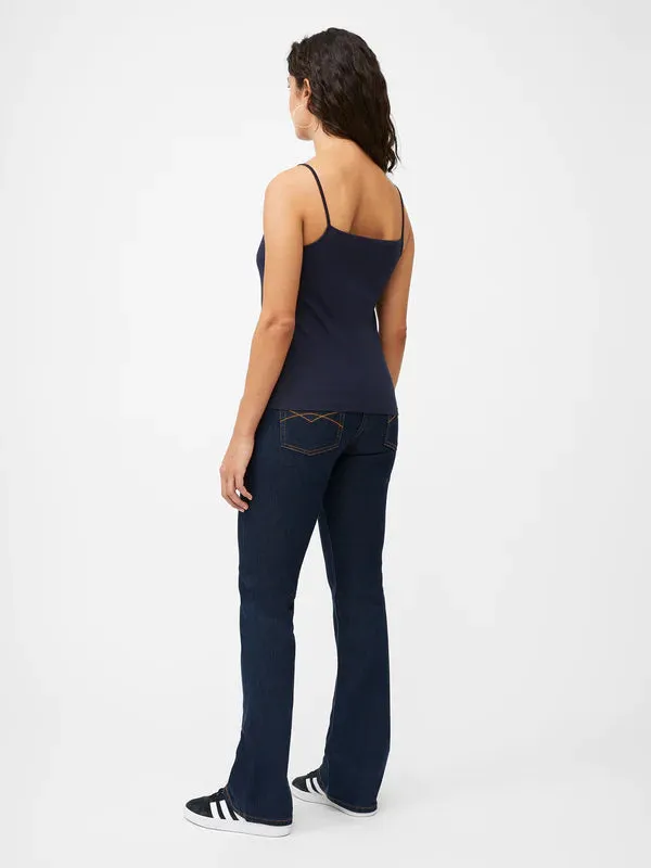 Great Plains Organic Fitted Cami-Classis Navy-J60ZO