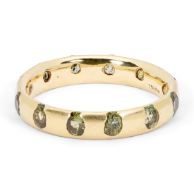 Green Celeste Ring - Size 7.5 - 11245