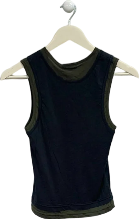 H2OFagerholt Black/Green Vest Top UK S