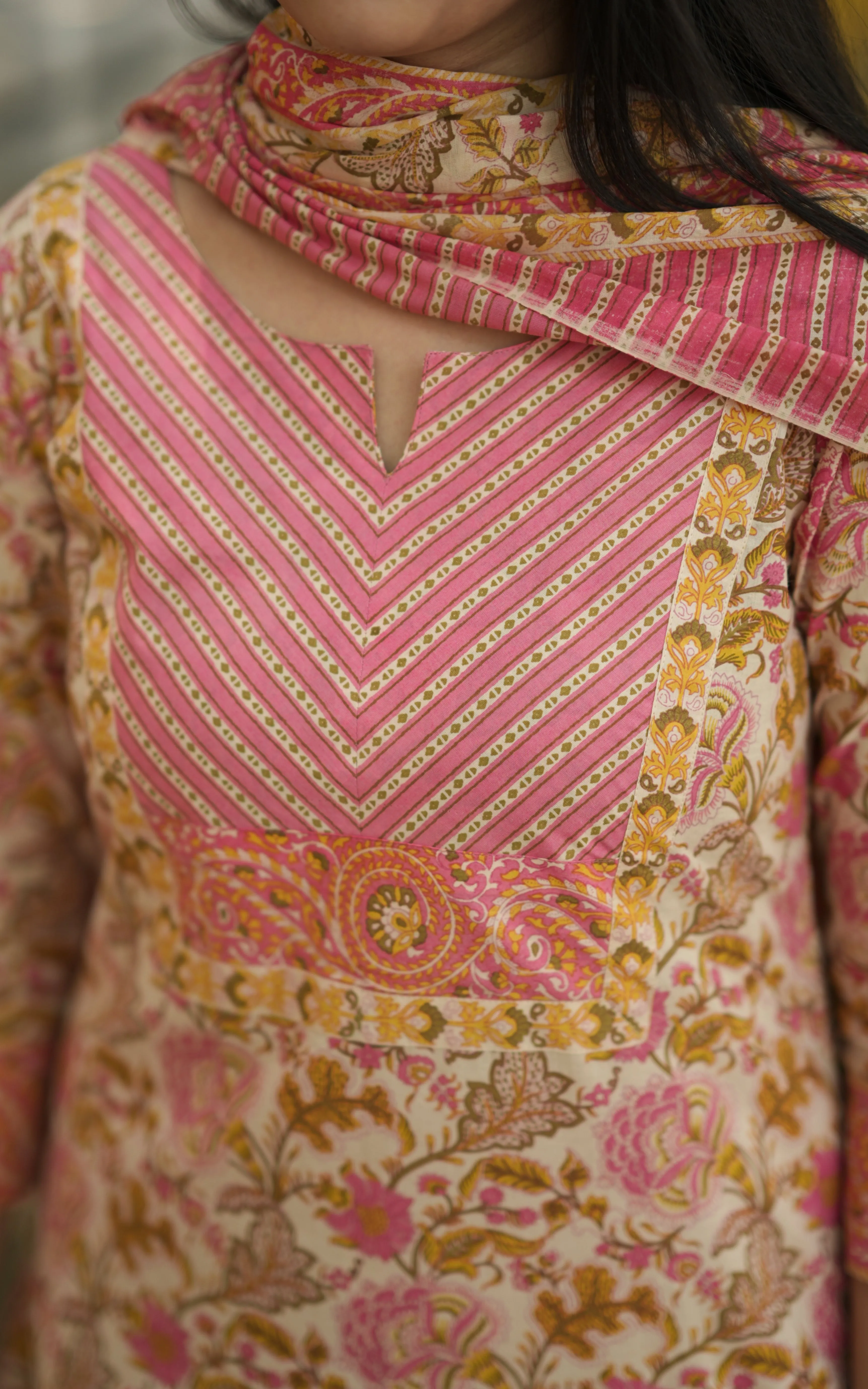Honey Blossom B (Kurti Pant Dupatta)