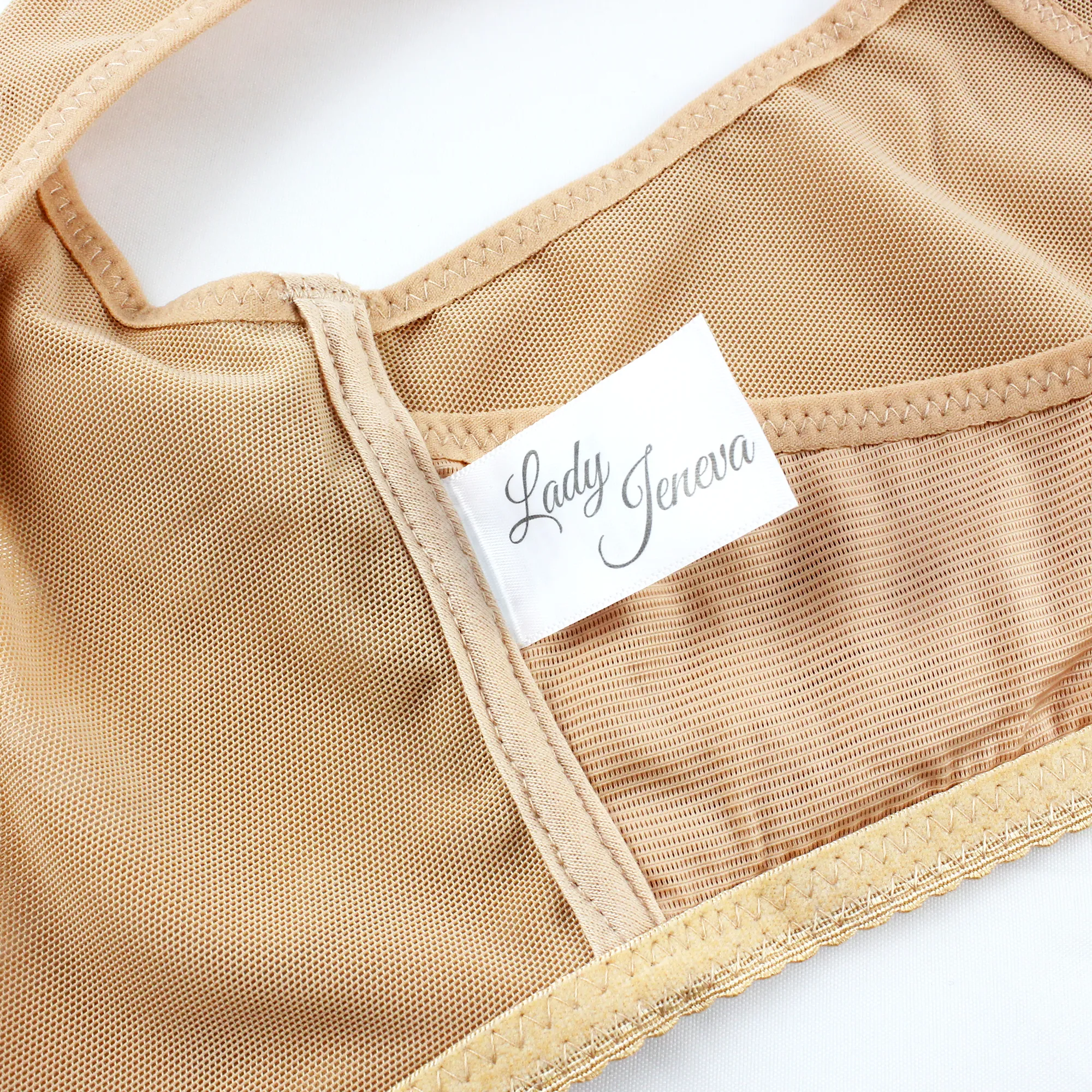 Lady Jeneva Women Posture Corrector X-Strap Shapewear - Beige