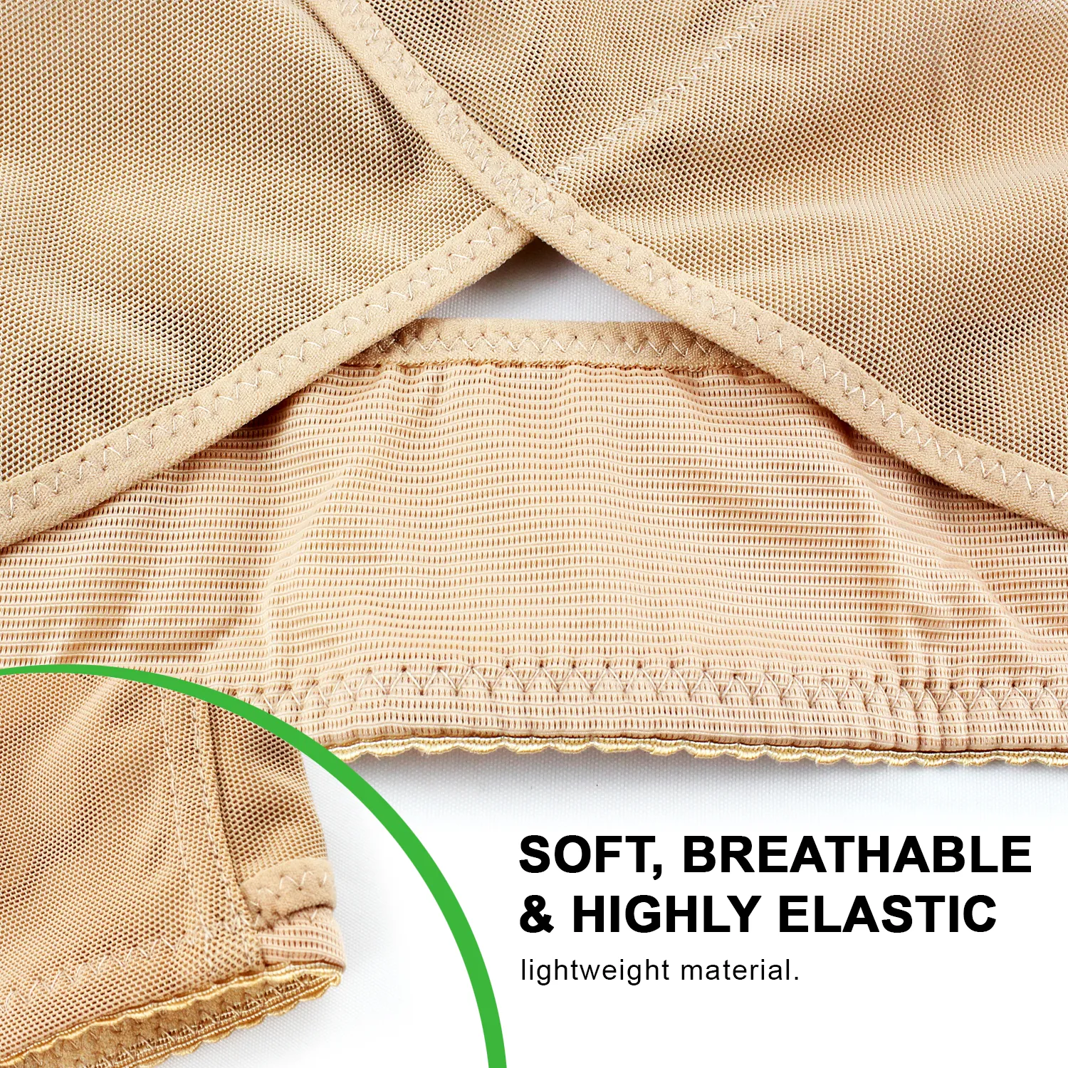 Lady Jeneva Women Posture Corrector X-Strap Shapewear - Beige