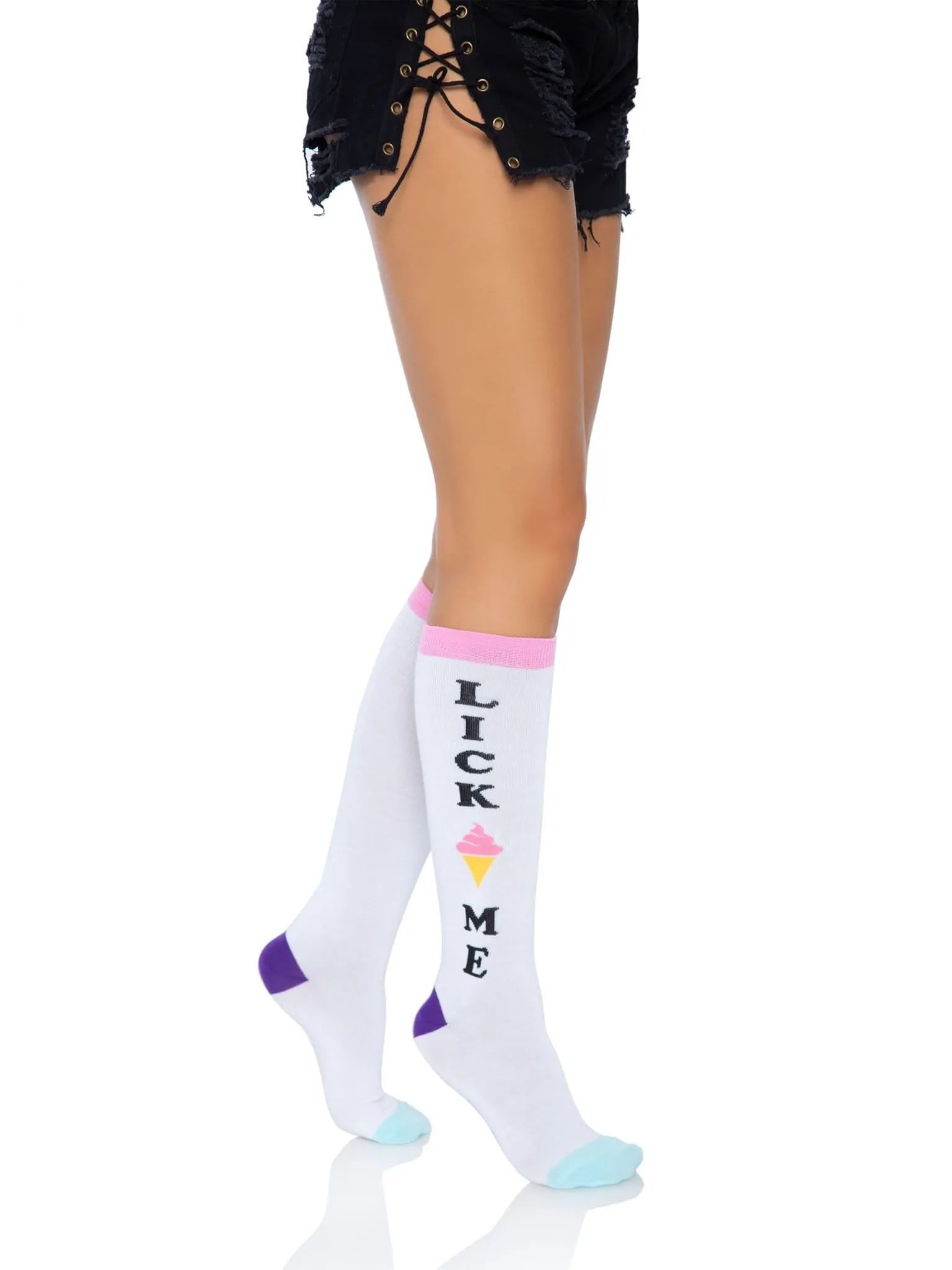 Lick Me Knee Socks