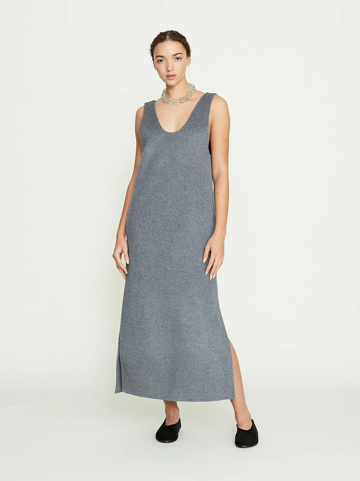 Long Dress in Graphite
