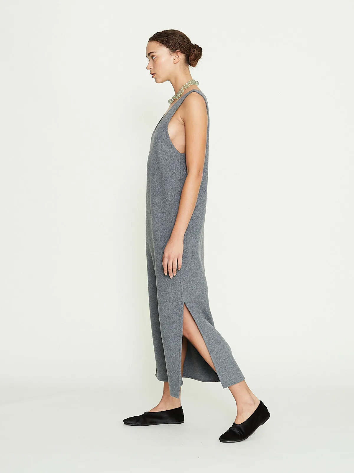 Long Dress in Graphite