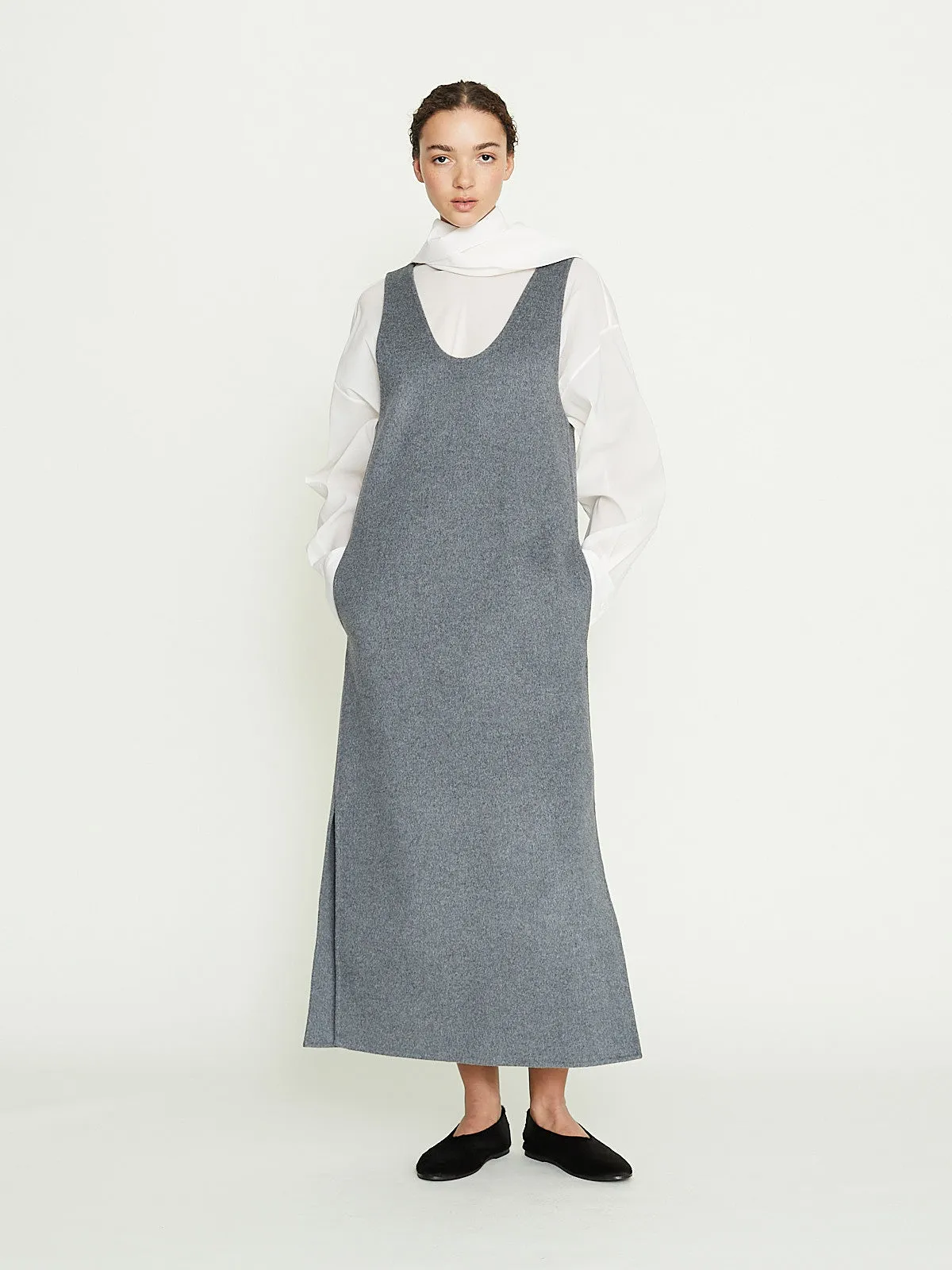 Long Dress in Graphite